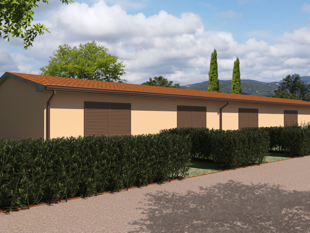Rendering di progetto del podere di via degli Affitti 8 a Venturina Terme